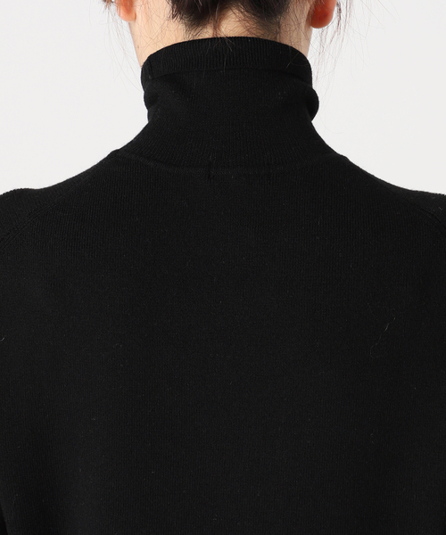 journal standard L'essage（ジャーナルスタンダードレサージュ）の「cash feel wool ハイネックプルオーバー（ニット/セーター・レディース・ブラック/ブラック系その他/ホワイト・FREE）」の10枚目の写真