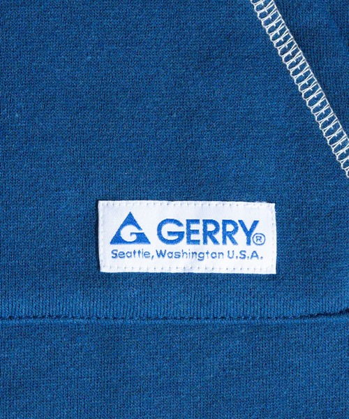GERRY（ジェリー）の「【30】〔GERRY/ジェリー〕裏起毛 ワッペンロゴ ポケット付 クルーネックスウェット（スウェット・キッズ・ブルー/グリーン/ダークグレー・140/160/130/150）」の9枚目の写真