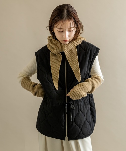 SMELLY（スメリー）の「リブバラクラバ（ニットキャップ/ビーニー・レディース・ブラック/ベージュ/ブルー系その他・-）」の10枚目の写真