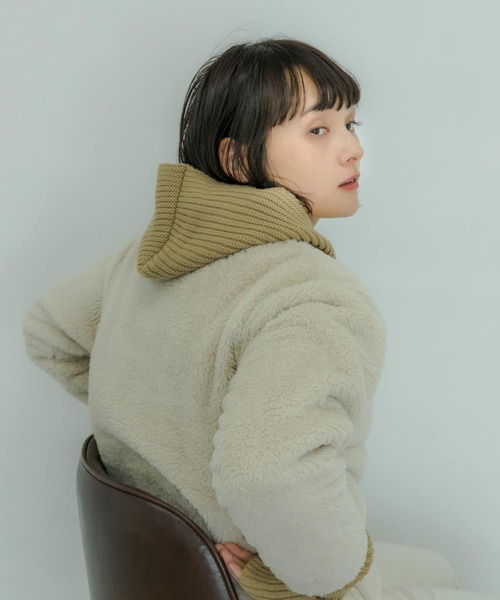 SMELLY（スメリー）の「リブバラクラバ（ニットキャップ/ビーニー・レディース・ブラック/ベージュ/ブルー系その他・-）」の16枚目の写真