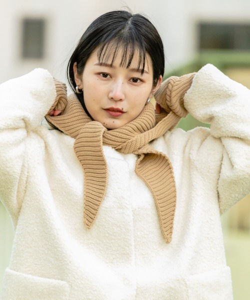 SMELLY（スメリー）の「リブバラクラバ（ニットキャップ/ビーニー・レディース・ブラック/ベージュ/ブルー系その他・-）」の20枚目の写真