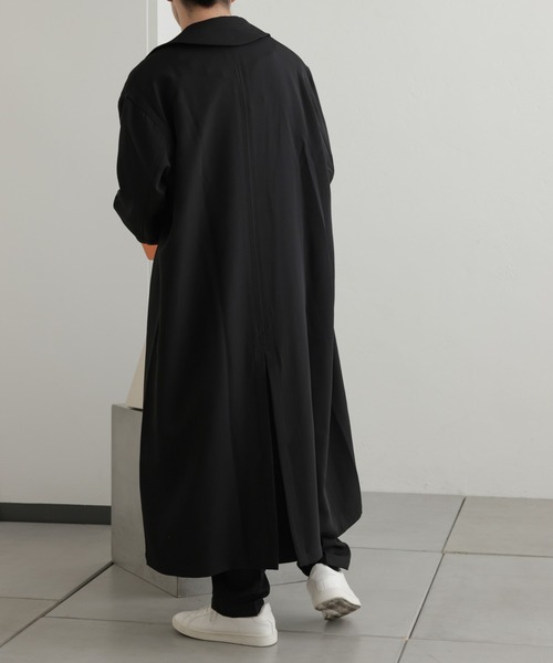 COLONY 2139（コロニートゥーワンスリーナイン）の「コンフォートストレッチダブルコート（トレンチコート・メンズ・ブラック・MEDIUM/LARGE）」の6枚目の写真