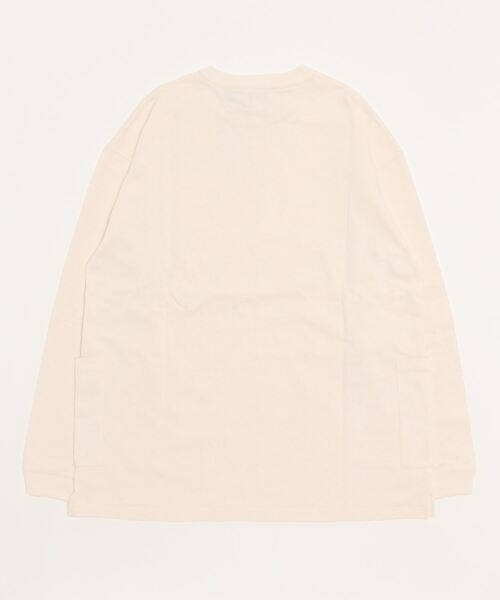 BIG MIKE(ビッグマイク)の「BIG MIKE WポケットスモックロングスリーブTシャツ 102238200(Tシャツ/カットソー・メンズ・ダークグリーン/タン/ナチュラル/ブラック・L/M)」の5枚目の写真