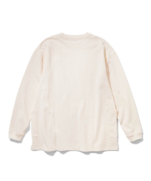 BIG MIKE(ビッグマイク)の「BIG MIKE WポケットスモックロングスリーブTシャツ 102238200(Tシャツ/カットソー・メンズ・ダークグリーン/タン/ナチュラル/ブラック・L/M)」の16枚目の写真