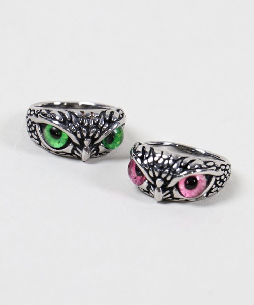 SPINNS（スピンズ）の「COLOREYEリング（リング・メンズ・グリーン/ピンク/ホワイト・ONESIZE）」の4枚目の写真