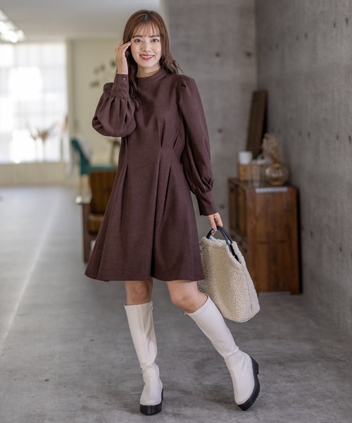 clear（クリア）の「ボアトートバッグ（トートバッグ・レディース・アイボリー/モカ・F）」の8枚目の写真