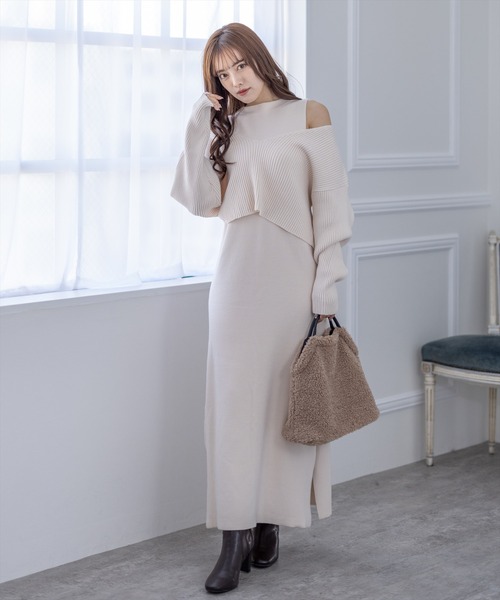 clear（クリア）の「ボアトートバッグ（トートバッグ・レディース・アイボリー/モカ・F）」の10枚目の写真