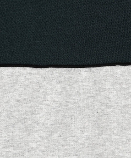 179/WG（イチナナキュウダブルジー）の「裏シャギーバイカラーBIGプルオーバー（スウェット・レディース・オフホワイト/ブラック/トップグレー・FREE）」の14枚目の写真