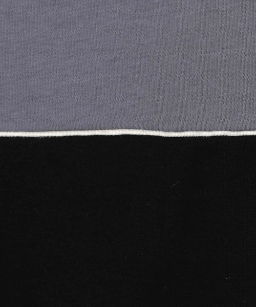 179/WG（イチナナキュウダブルジー）の「裏シャギーバイカラーBIGプルオーバー（スウェット・レディース・オフホワイト/ブラック/トップグレー・FREE）」の16枚目の写真