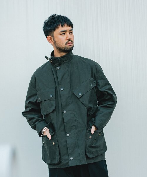 Barbour for MARKAWARE & EDIFICE】バブアー 別注 Short Riding Coat