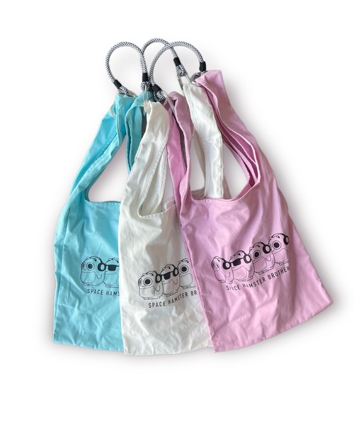 CPCM（シーピーシーエム）の「CPCM × ブルーハムハム マルチWAYトート（トートバッグ・メンズ・ホワイト/ピンク/ブルー・FREE）」の9枚目の写真