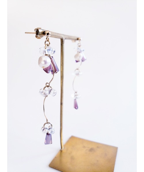 tone(トーン)の「【Tresor】wave 淡水パール ピアス(MA)(ピアス(両耳用)・レディース・バイオレット/その他/その他4/その他2/その他3/その他6/その他7/その他5・FREE)」の11枚目の写真