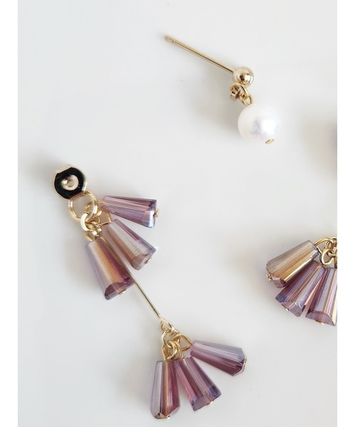tone(トーン)の「【Tresor】wave 淡水パール ピアス(MA)(ピアス(両耳用)・レディース・バイオレット/その他/その他4/その他2/その他3/その他6/その他7/その他5・FREE)」の21枚目の写真