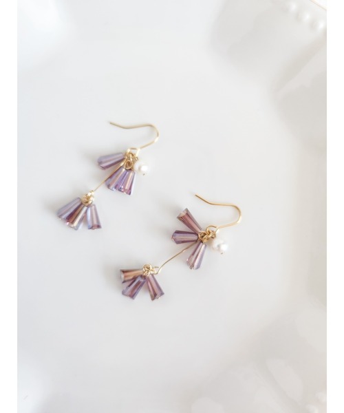 tone(トーン)の「【Tresor】wave 淡水パール ピアス(MA)(ピアス(両耳用)・レディース・バイオレット/その他/その他4/その他2/その他3/その他6/その他7/その他5・FREE)」の14枚目の写真