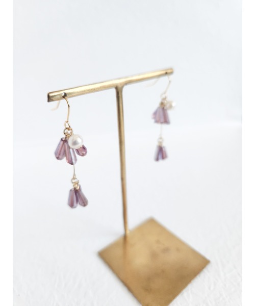 tone(トーン)の「【Tresor】wave 淡水パール ピアス(MA)(ピアス(両耳用)・レディース・バイオレット/その他/その他4/その他2/その他3/その他6/その他7/その他5・FREE)」の15枚目の写真