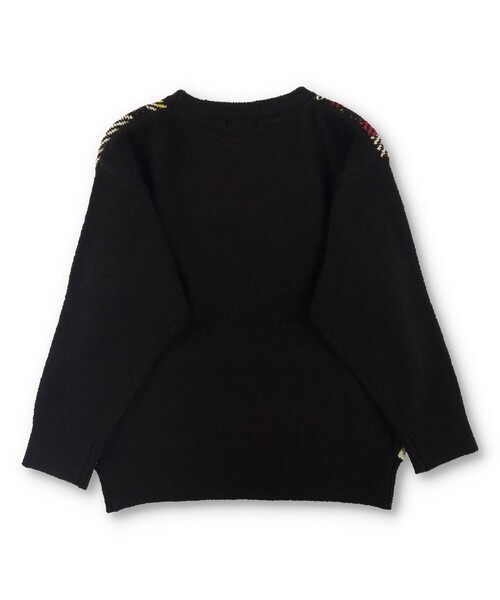 BRANSHES(ブランシェス)の「【洗濯機で洗える】タータンチェック柄ウォッシャブルニット(ニット/セーター・キッズ・グリーン/ブラック・90/150/100/130/140/120/110)」の17枚目の写真