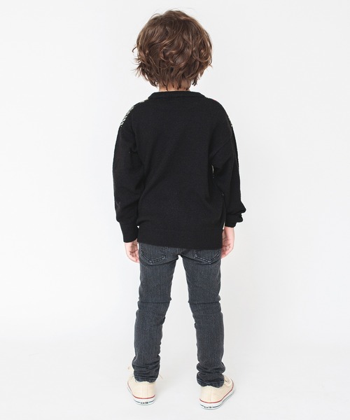 BRANSHES(ブランシェス)の「【洗濯機で洗える】タータンチェック柄ウォッシャブルニット(ニット/セーター・キッズ・グリーン/ブラック・90/150/100/130/140/120/110)」の13枚目の写真