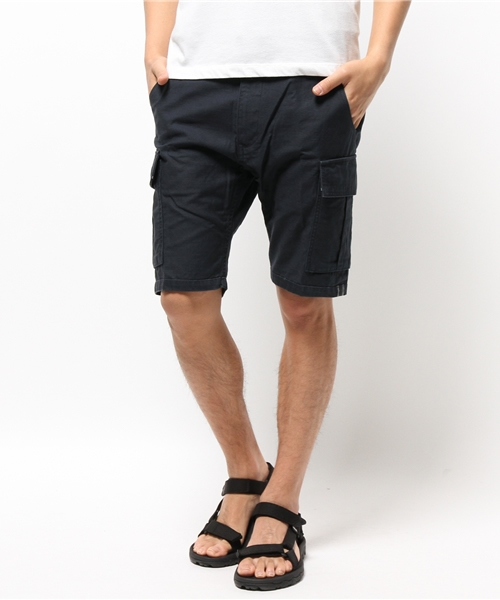 Schott(ショット)の「Schott/ショット/SELVAGE CARGO SHORTS/セルビッチ カーゴ パンツ(カーゴパンツ・メンズ・ホワイト/オリーブ/ネイビー・30inch/32inch/28inch/36inch/34inch)」の3枚目の写真
