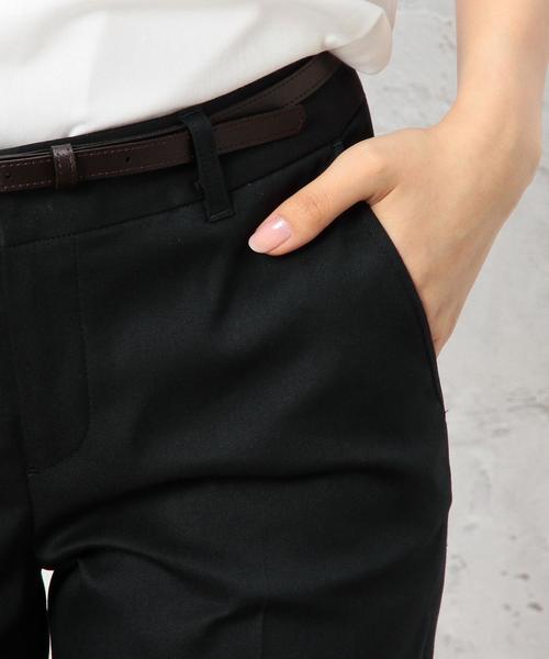 green label relaxing（グリーンレーベルリラクシング）の「◆GO DRY/UV  サブリナ パンツ（その他パンツ・レディース・ブラック/ベージュ/ネイビー・38/40/36/34/42/44）」の8枚目の写真