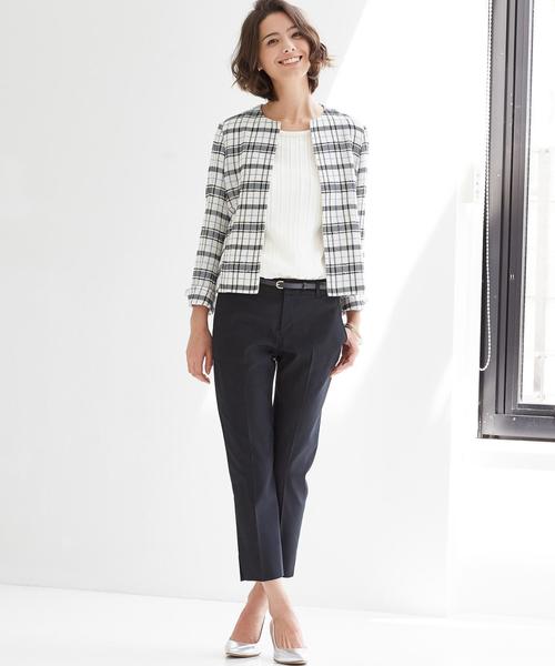 green label relaxing（グリーンレーベルリラクシング）の「◆GO DRY/UV  サブリナ パンツ（その他パンツ・レディース・ブラック/ベージュ/ネイビー・38/40/36/34/42/44）」の16枚目の写真