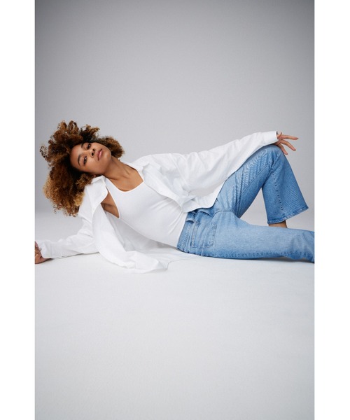 GAP（ギャップ）の「モダン タンクトップ（タンクトップ・レディース・ホワイト/ブラック/ネイビー/ライトグレー/グリーン/ピンク/ブラック×ホワイト・XS/XL/S/M/L/XXS）」の13枚目の写真