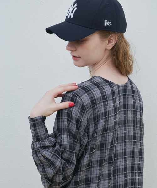 MERLOT(メルロー)の「チェックティアードワンピース(ワンピース・レディース・イエロー/ブラック・FREE)」の9枚目の写真