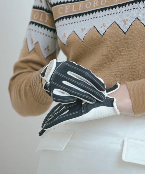 CELFORD（セルフォード）の「【CELFORD GOLF】ロゴグローブ（ゴルフ