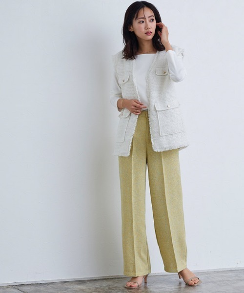 ツイードフリンジジレ