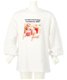 スリットミニ裏毛フォトチュニック