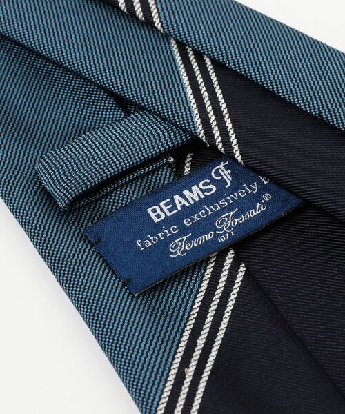 24SS BEAMS F × Fermo Fossati ストライプネクタイ BEAMS F（ビームスF）Fermo Fossati ストライプ ネクタイ