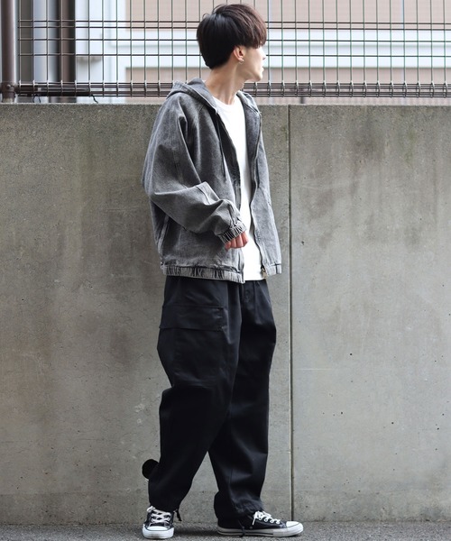 SITRY(シトリー)の「Relax easy cargo Pants/リラックス イージー ミリタリー カーゴ パンツ(カーゴパンツ・メンズ・ブラック/チャコールグレー/カーキ・M/L)」の14枚目の写真