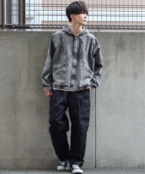 SITRY(シトリー)の「Relax easy cargo Pants/リラックス イージー ミリタリー カーゴ パンツ(カーゴパンツ・メンズ・ブラック/チャコールグレー/カーキ・M/L)」の9枚目の写真