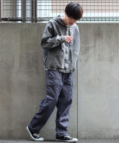 SITRY(シトリー)の「Relax easy cargo Pants/リラックス イージー ミリタリー カーゴ パンツ(カーゴパンツ・メンズ・ブラック/チャコールグレー/カーキ・M/L)」の11枚目の写真