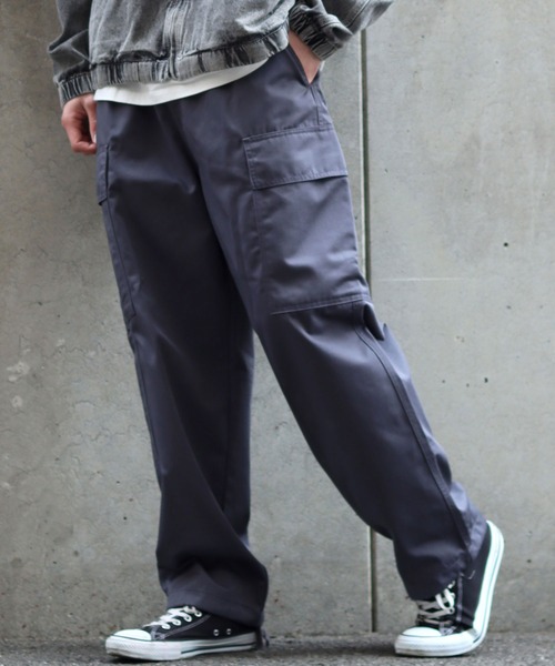 SITRY(シトリー)の「Relax easy cargo Pants/リラックス イージー ミリタリー カーゴ パンツ(カーゴパンツ・メンズ・ブラック/チャコールグレー/カーキ・M/L)」の15枚目の写真