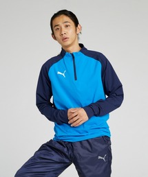 PUMA | PUMA プーマ メンズ サッカー TEAMLIGA 1/4 ジップ トップス(スウェット)