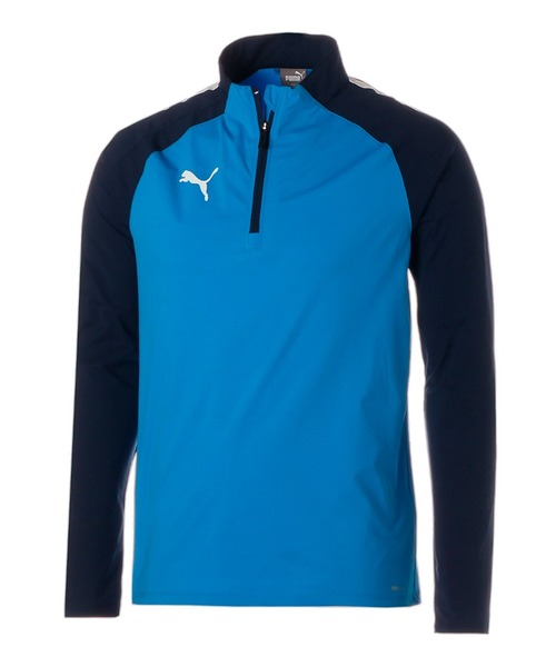 PUMA（プーマ）の「PUMA プーマ メンズ サッカー TEAMLIGA 1/4 ジップ トップス（スウェット・メンズ・ブラック/ネイビー・MEDIUM/XX-LARGE/LARGE/SMALL/X-LARGE）」の14枚目の写真