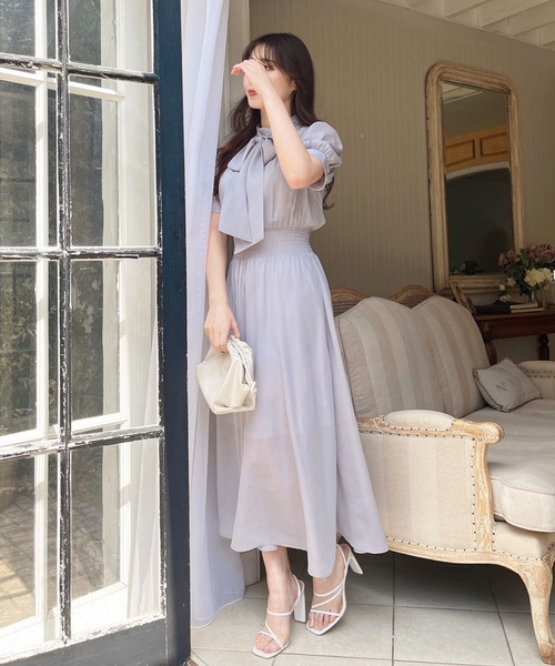 ◆MICHAA(ミーシャ)シャーリング ベルテッド Aライン ワンピース ◇MICHAA(ミーシャ)シャーリング ベルテッド Aライン ワンピース