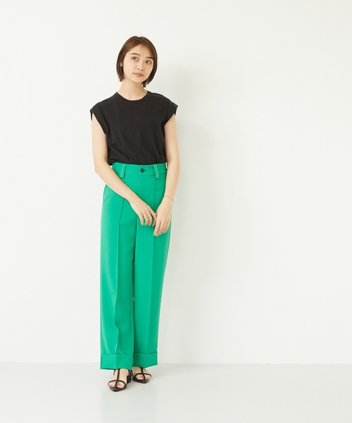 menue（メヌエ）の「ポインテッドトゥ 華奢Tストラップサンダル（サンダル・レディース・グレイッシュベージュ/ブラック/アイボリー/シルバー/ラベンダー・XS/S/M/L/LL/3L）」の19枚目の写真