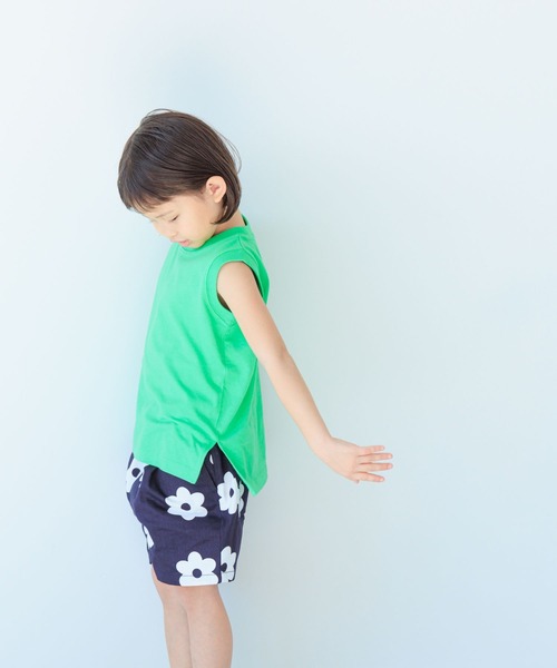 LOWRYS FARM（ローリーズファーム）の「ＵＳＡロングタンク＊　177852（タンクトップ・キッズ・ホワイト/ブラック/グリーン/ピンク・140cm/150cm/110cm/130cm/120cm）」の8枚目の写真