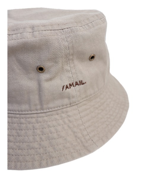 AMAIL（アマイル）の「AM basic logo hat（ハット・レディース・ブラック/ベージュ・FREE）」の6枚目の写真