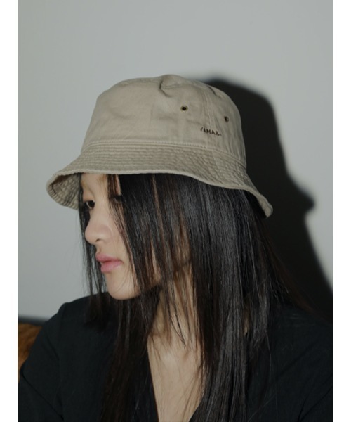 AMAIL（アマイル）の「AM basic logo hat（ハット・レディース・ブラック/ベージュ・FREE）」の5枚目の写真