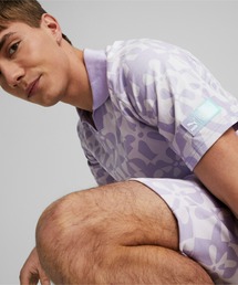 PUMA（プーマ）の「PUMA プーマ ユニセックス PUMA x スポンジ・ボブ AOP プリント ポロシャツ（ポロシャツ）」