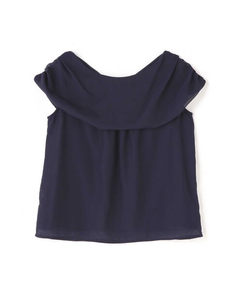PROPORTION BODY DRESSING（プロポーションボディドレッシング）の「ケープブラウス / 1213110401（シャツ/ブラウス・レディース・ネイビー/グレー/パープル・FREE）」の12枚目の写真