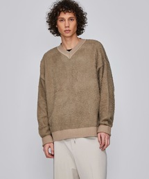 Iroquois | C/BOUCLE BRUSH WASH PO(ニット/セーター)