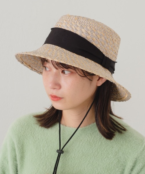 halo commodity（ハロ　コモディティー）の「【halo commodity】Plateau Hat（ハット・レディース・ブラック/グレー・FREE）」の2枚目の写真