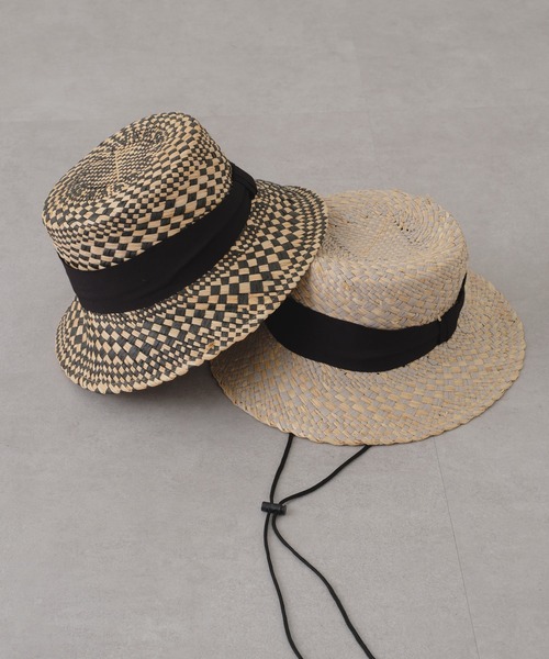 halo commodity（ハロ　コモディティー）の「【halo commodity】Plateau Hat（ハット・レディース・ブラック/グレー・FREE）」の3枚目の写真