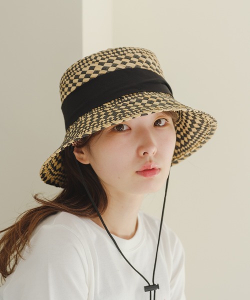 halo commodity（ハロ　コモディティー）の「【halo commodity】Plateau Hat（ハット・レディース・ブラック/グレー・FREE）」の4枚目の写真