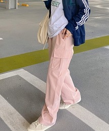 ISOOK | Pink cargo pants / ピンクカーゴパンツ(miho select)(カーゴパンツ)