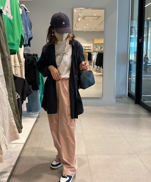 ISOOK（アイスー）の「Pink cargo pants / ピンクカーゴパンツ(miho select)（カーゴパンツ・レディース・ピンク・FREE）」の8枚目の写真