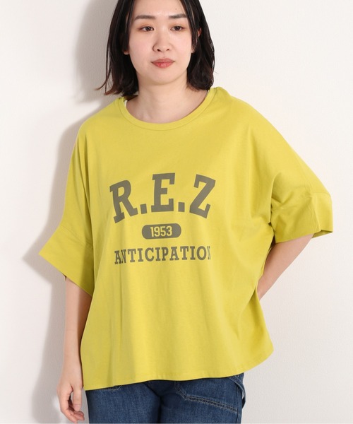 cepo(セポ)の「<新色追加>カレッジロゴポンチョTee(Tシャツ/カットソー・レディース・ブラック/オフホワイト/イエロー/ベージュ/ブラック系その他/ホワイト系その他/ベージュ系その他・M)」の8枚目の写真